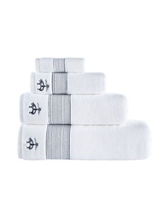 Rope Stripe Border Bath Towels