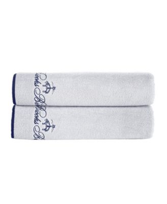 Contrast Frame Bath Towels