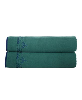 Contrast Frame Bath Towels