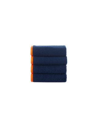 Contrast Frame Bath Towels