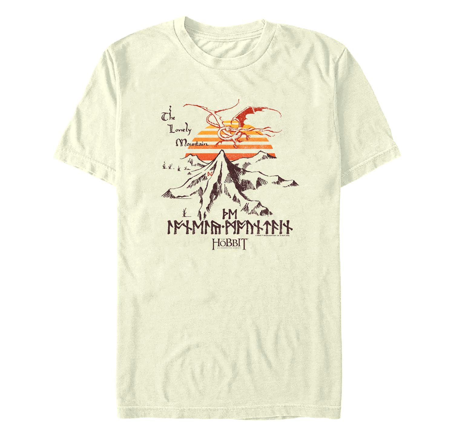 Men's The Hobbit 1 Lonely Mountain Outdoorsy Short Sleeve T-shirt