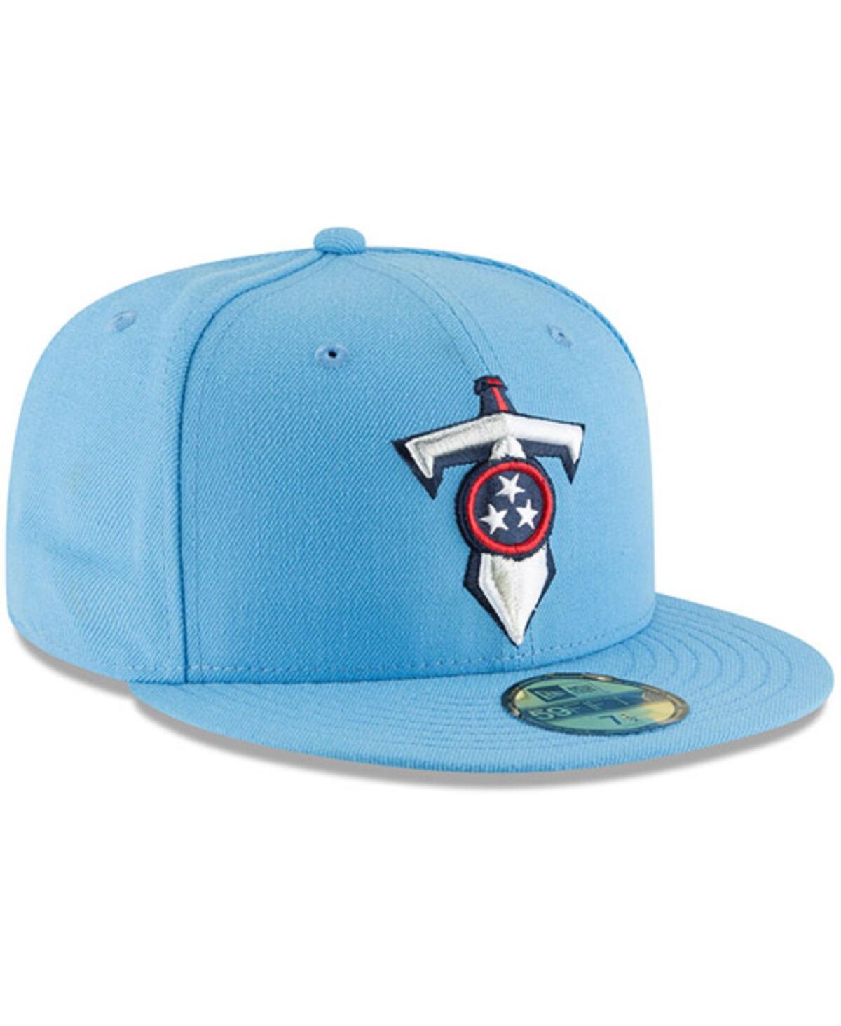 NEW ERA MEN'S NEW ERA LIGHT BLUE TENNESSEE TITANS OMAHA 59FIFTY HAT
