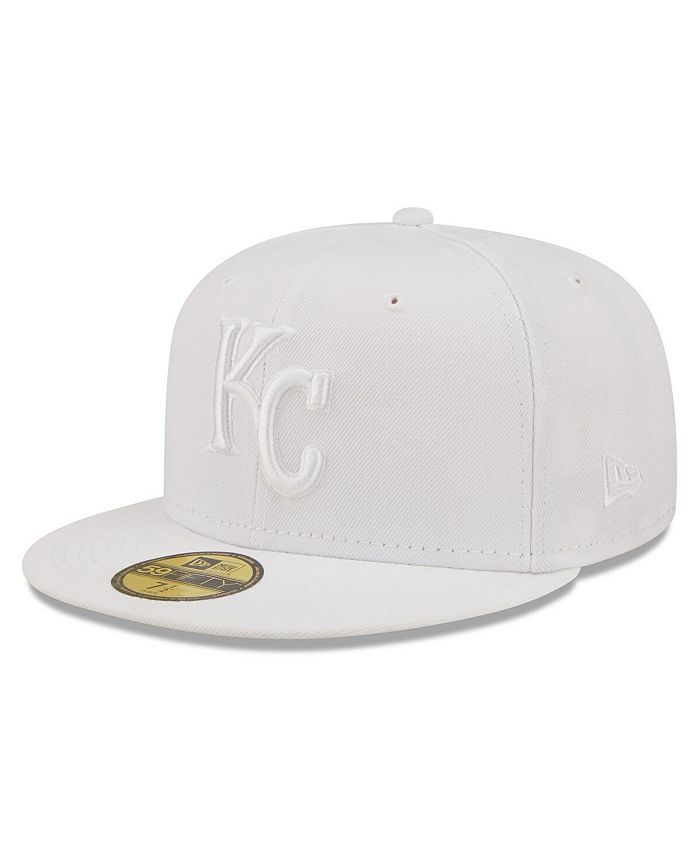 New Era Men's Kansas City Royals White on White 59FIFTY Fitted Hat - Macy's