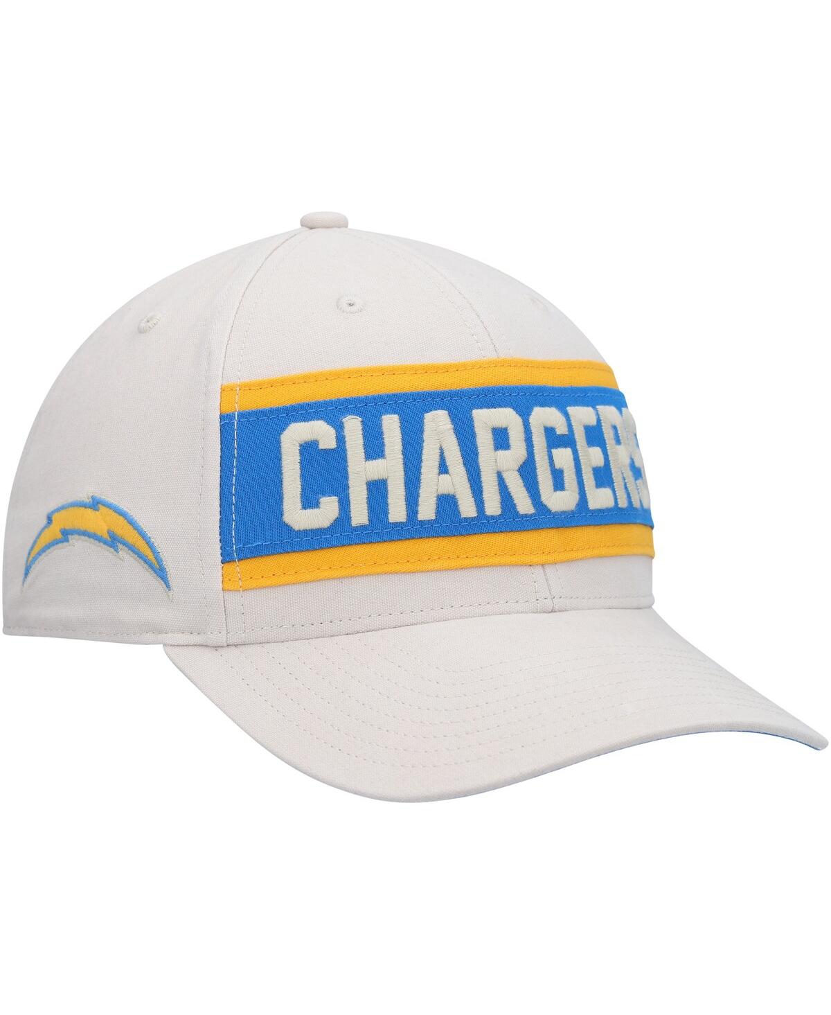 Shop 47 Brand Men's '47 Cream Los Angeles Chargers Crossroad Mvp Adjustable Hat