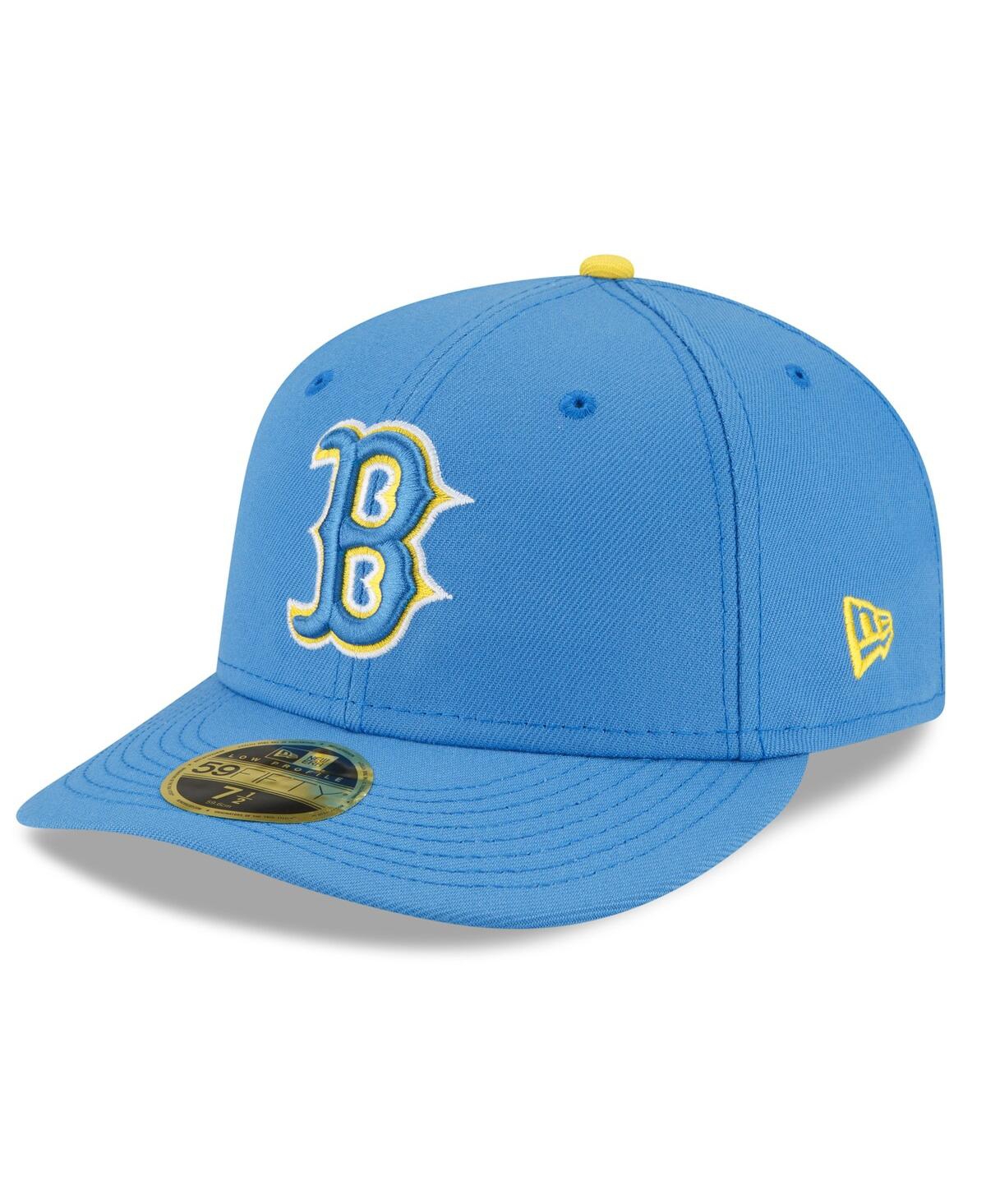 Men's New EraBoston Red Sox City Connect Low Profile 59FIFTY Fitted Hat - Light Blue
