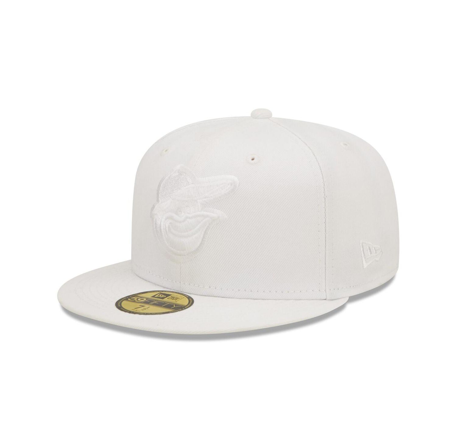 Men's Baltimore Orioles White on White 59FIFTY Fitted Hat