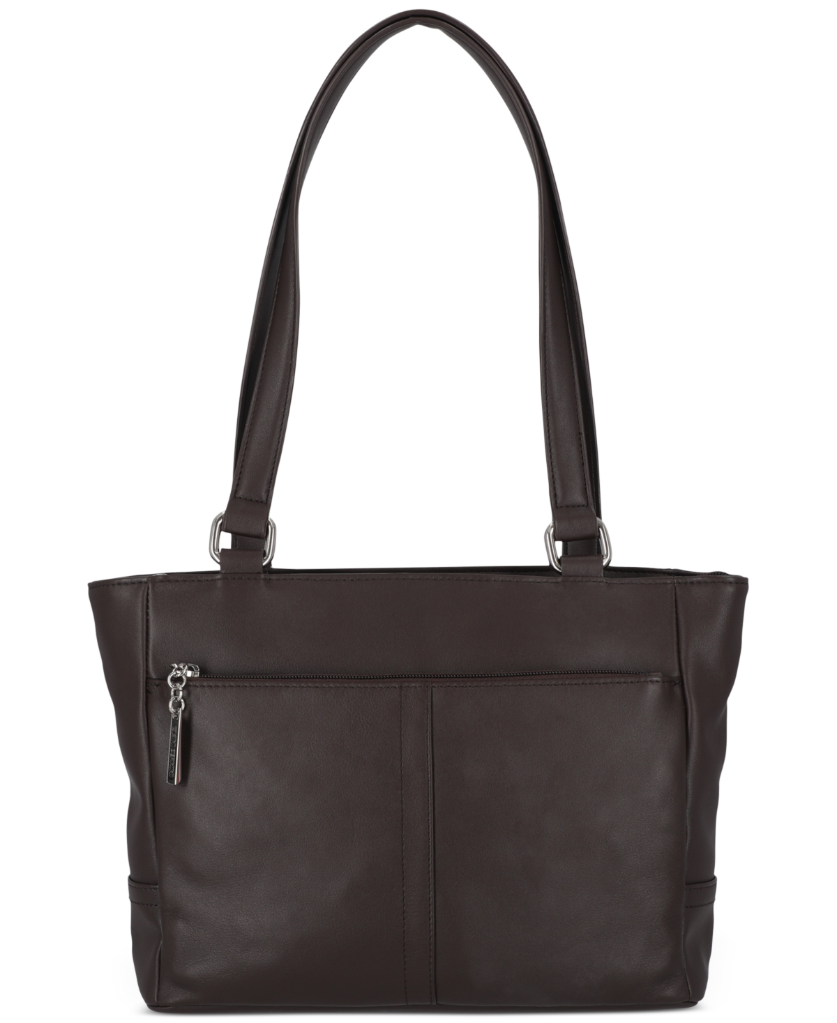 Nappa Classic Leather Tote, Created for Macy's - Chocolate