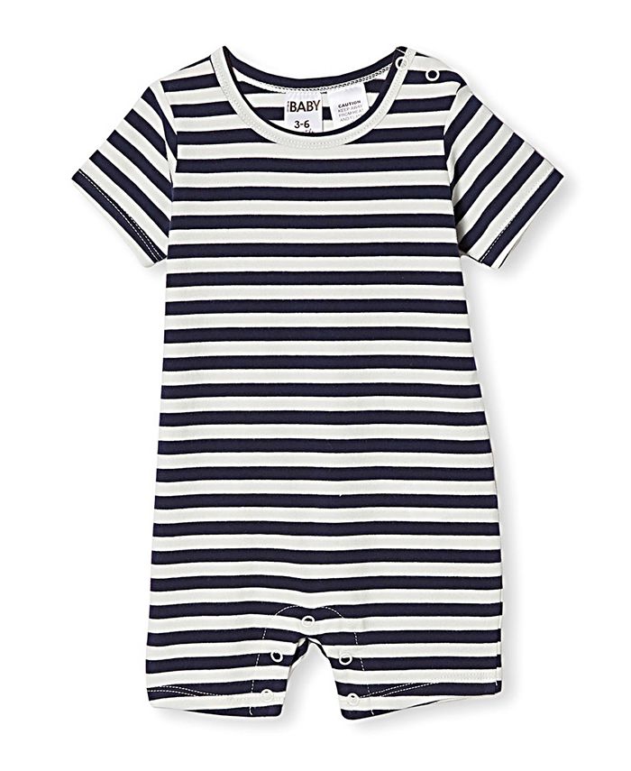 COTTON ON Baby Boys Short Sleeves Romper Macy's