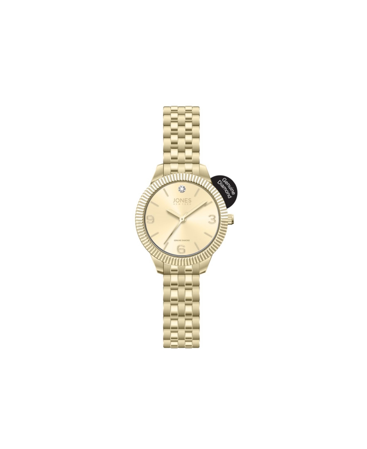 Women's Shiny Gold-Tone Metal Bracelet Watch 31mm - Light Gold-Tone Sunray, Shiny Gold-Tone