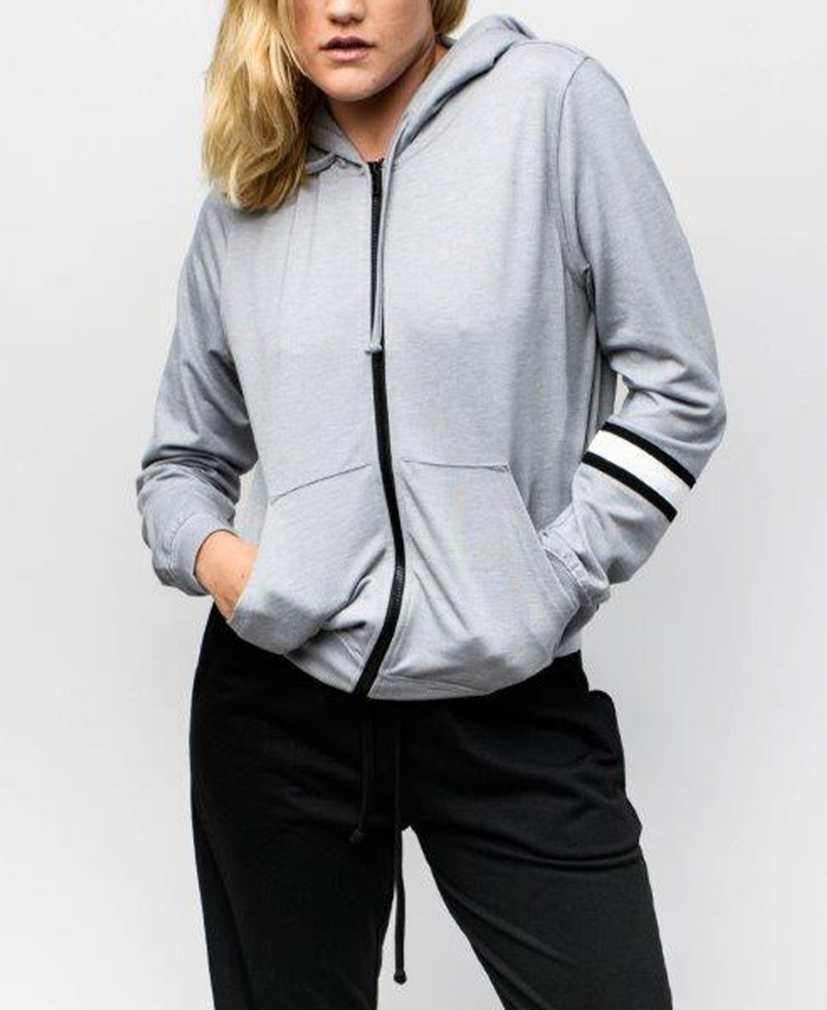 Women's Zip Up Hoodie - Red