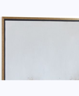 Metal Glam Abstract Framed Wall Art, 30" x 2" x 40"