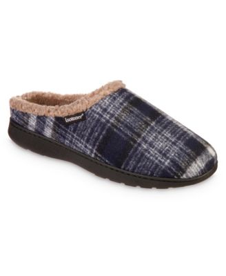 Isotoner fashion mens slippers memory foam