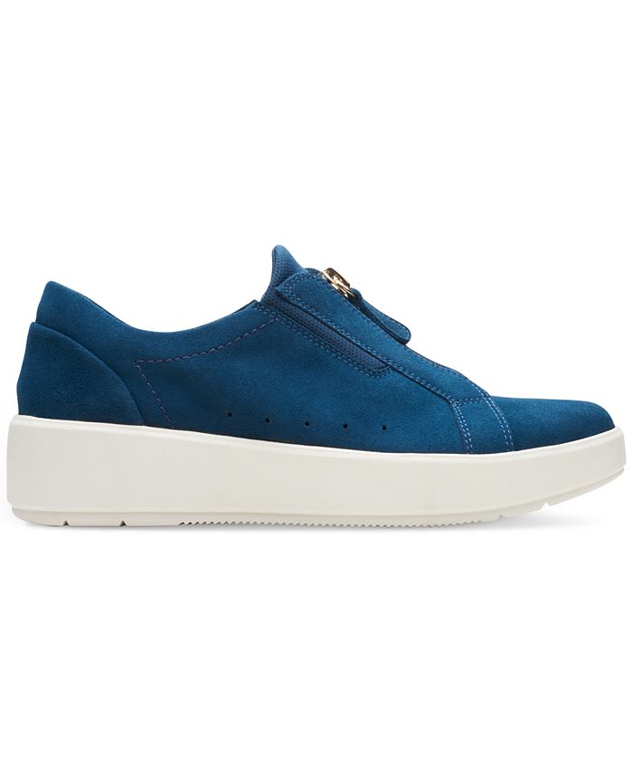 clarks layton pace platform sneakers
