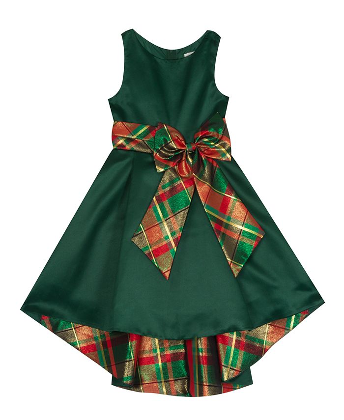 Dress Girl Big Bow Girls Summer Dress Plaid Pattern Dress For Children  Toddler Girls Clothes - AliExpress