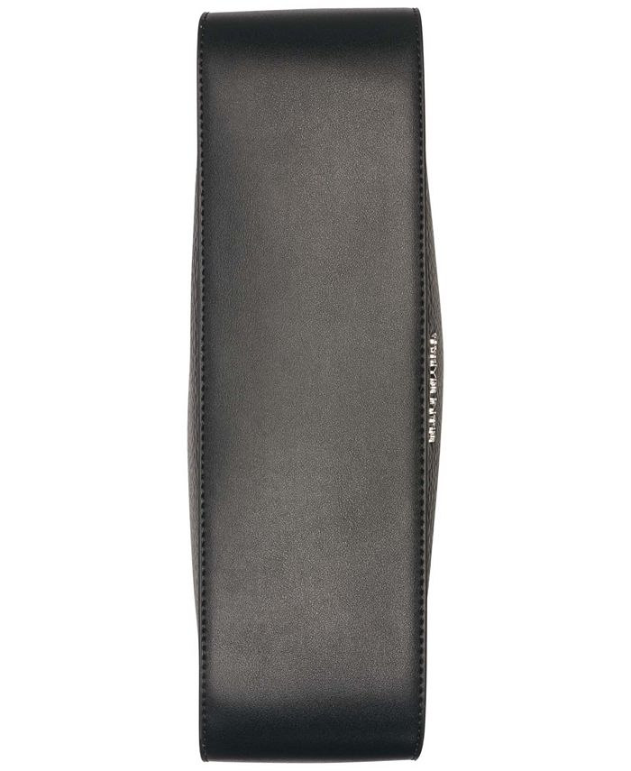 Calvin Klein Fay Large Crossbody Bag - Black Silver