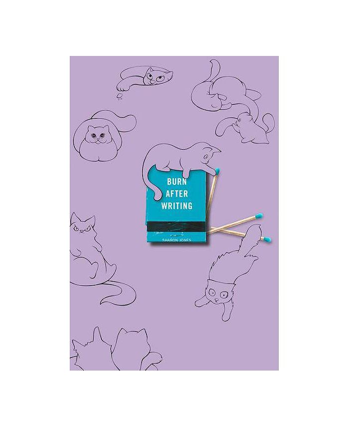 Barnes & Noble Burn After Writing (Purple With Cats) by Sharon Jones Macy's