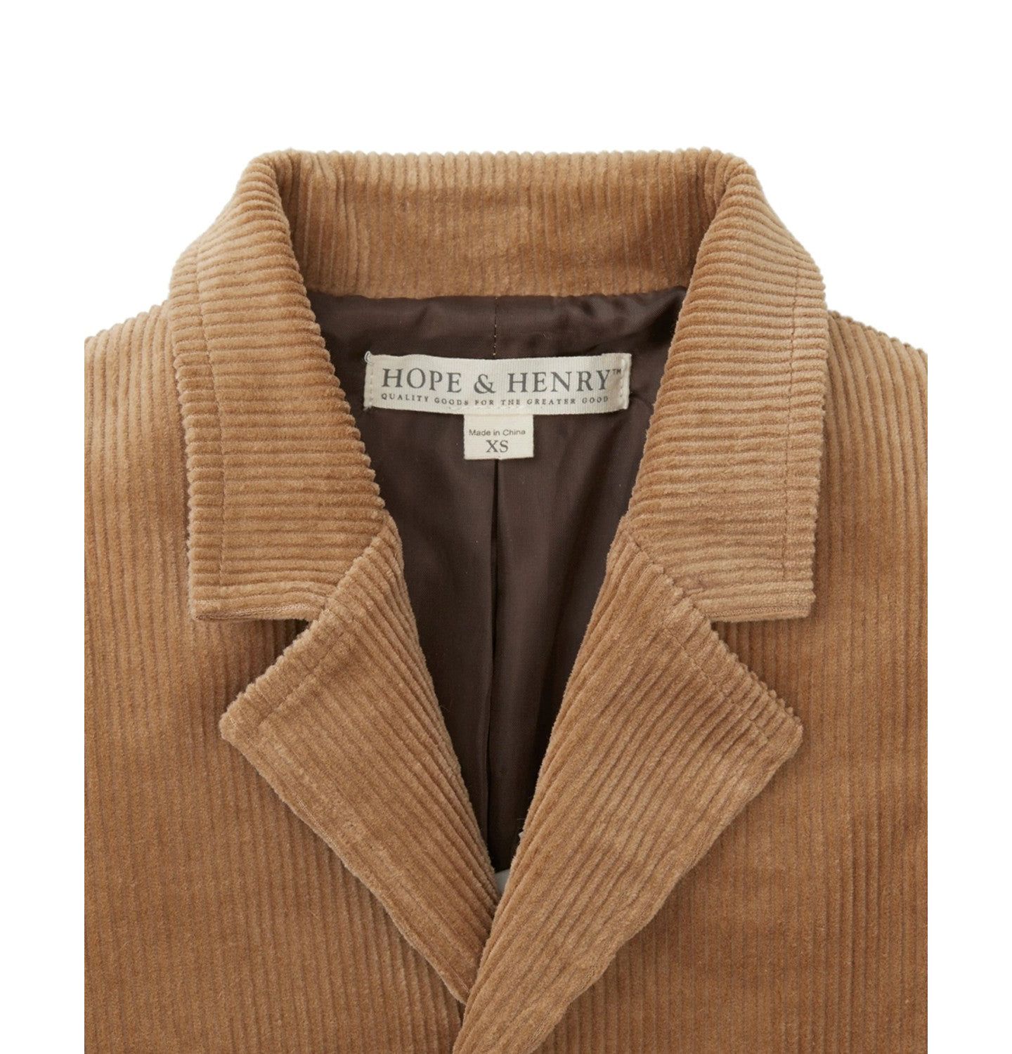 Пиджак Hope & Henry Organic Corduroy Blazer для мальчиков-малышей, цвет: Средний коричневый — фото 7