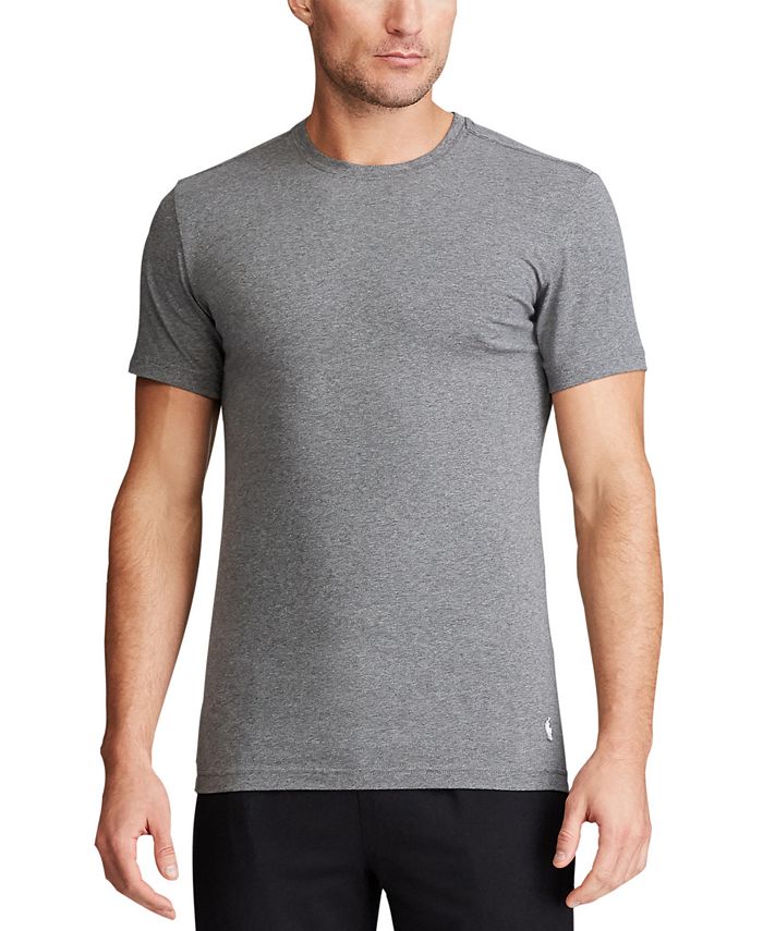 Polo Ralph Lauren Men's SlimFit Stretch Crew Undershirts, 3 Pack
