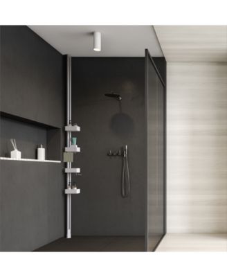 SpaStudio Tension-Pole 4-Tier Shower Caddy