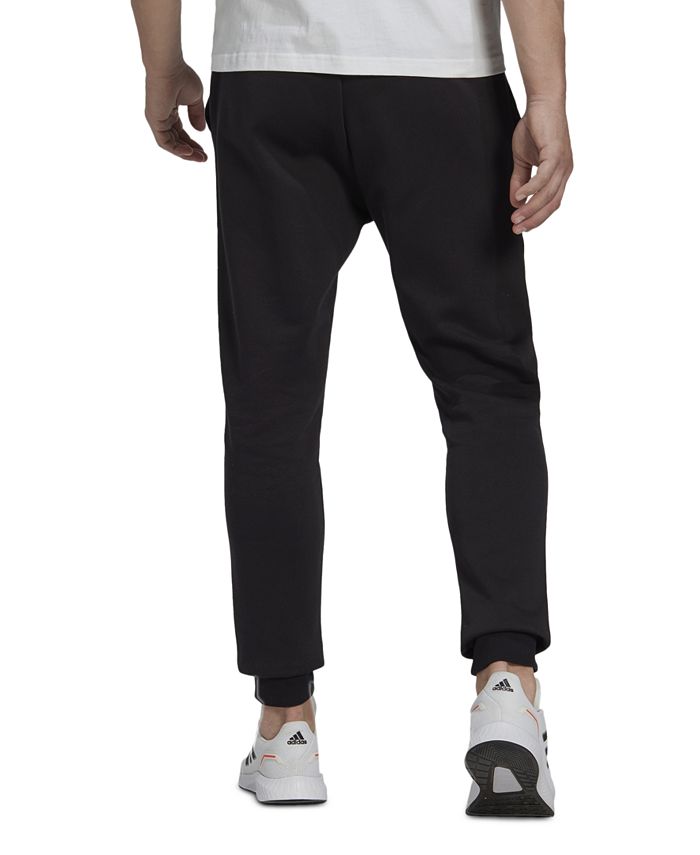 adidas Men's Cozy Fleece Tapered Leg Mid-Rise Jogger Pants & Reviews ...
