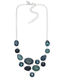 Color Stone Statement Necklace, 17" + 3" extender, Created for Macy's