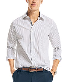 Men's Slim-Fit Navtech Striped Shirt