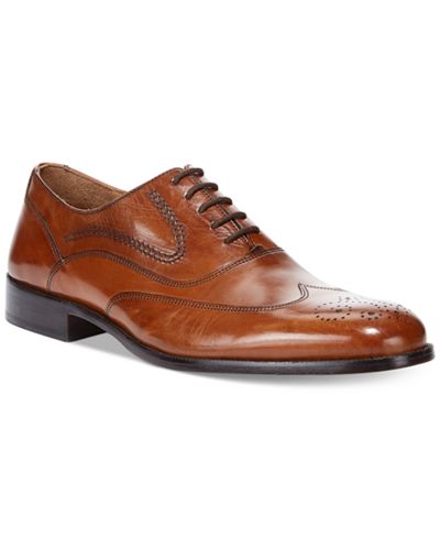 Johnston & Murphy Stratton Wing-Tip Oxfords - Shoes - Men - Macy's