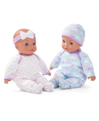 Cuddle Twins 12" Dolls Set, Created for You by Toys R Us