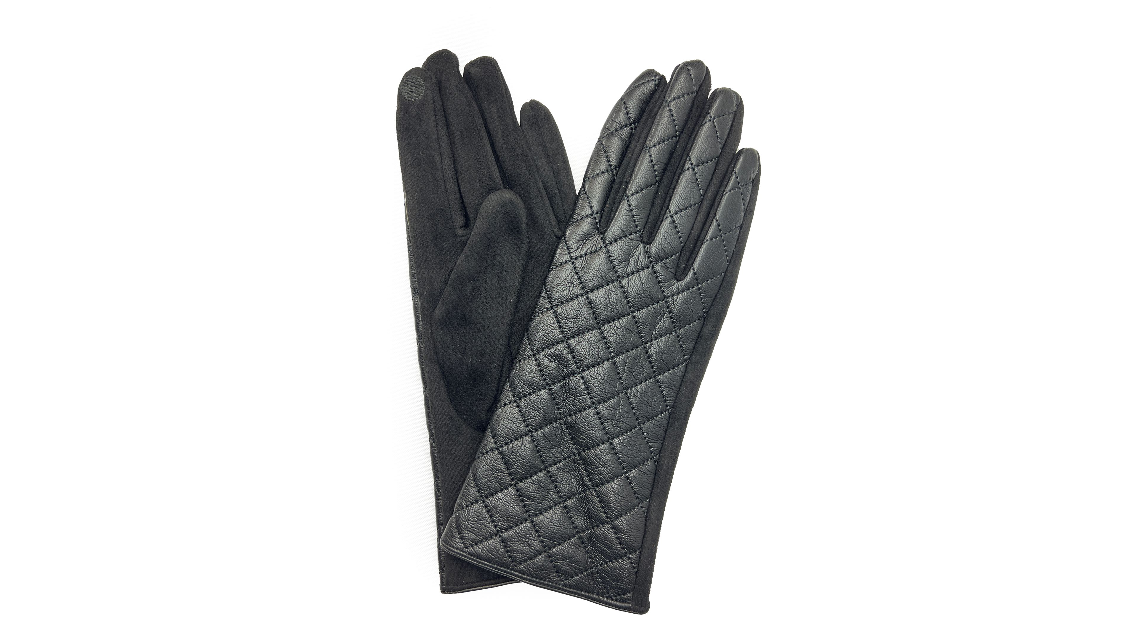 Marcus Adler Women's Quilted Faux Leather Touchscreen Glove