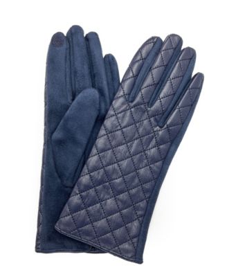 womens leather gloves macys