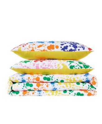 Crayola Splatter 3 Piece Comforter Set, Full/Queen