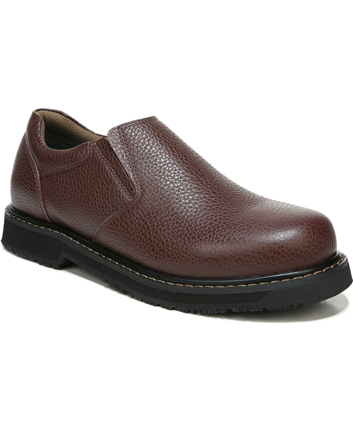 Shop Dr. Scholl's Men's Winder Ii Oil & Slip Resistant Slip-on Loafers In Brown