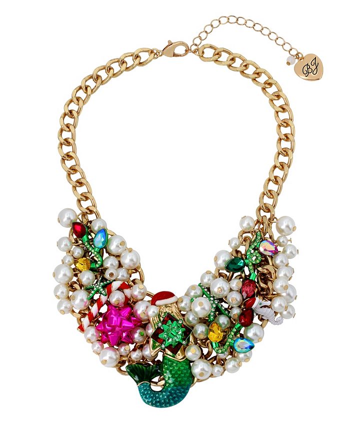 Betsey johnson mermaid discount earrings