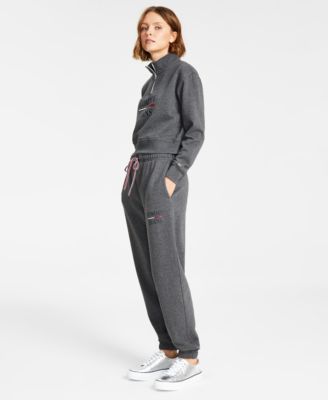 Tommy Jeans - Half-Zip Stacked Logo Pullover Top