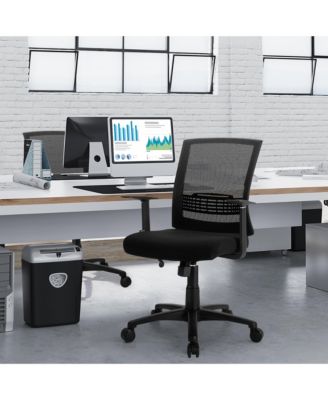 Mesh Office Chair Mid Back Task Chair Height Adjustable