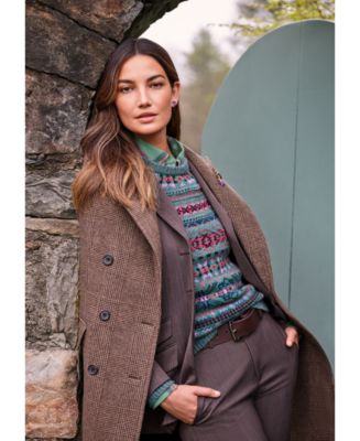 Lauren Ralph Lauren Fair Isle Wool-Blend Sweater - Macy's
