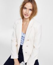 Macy's white clearance blazer