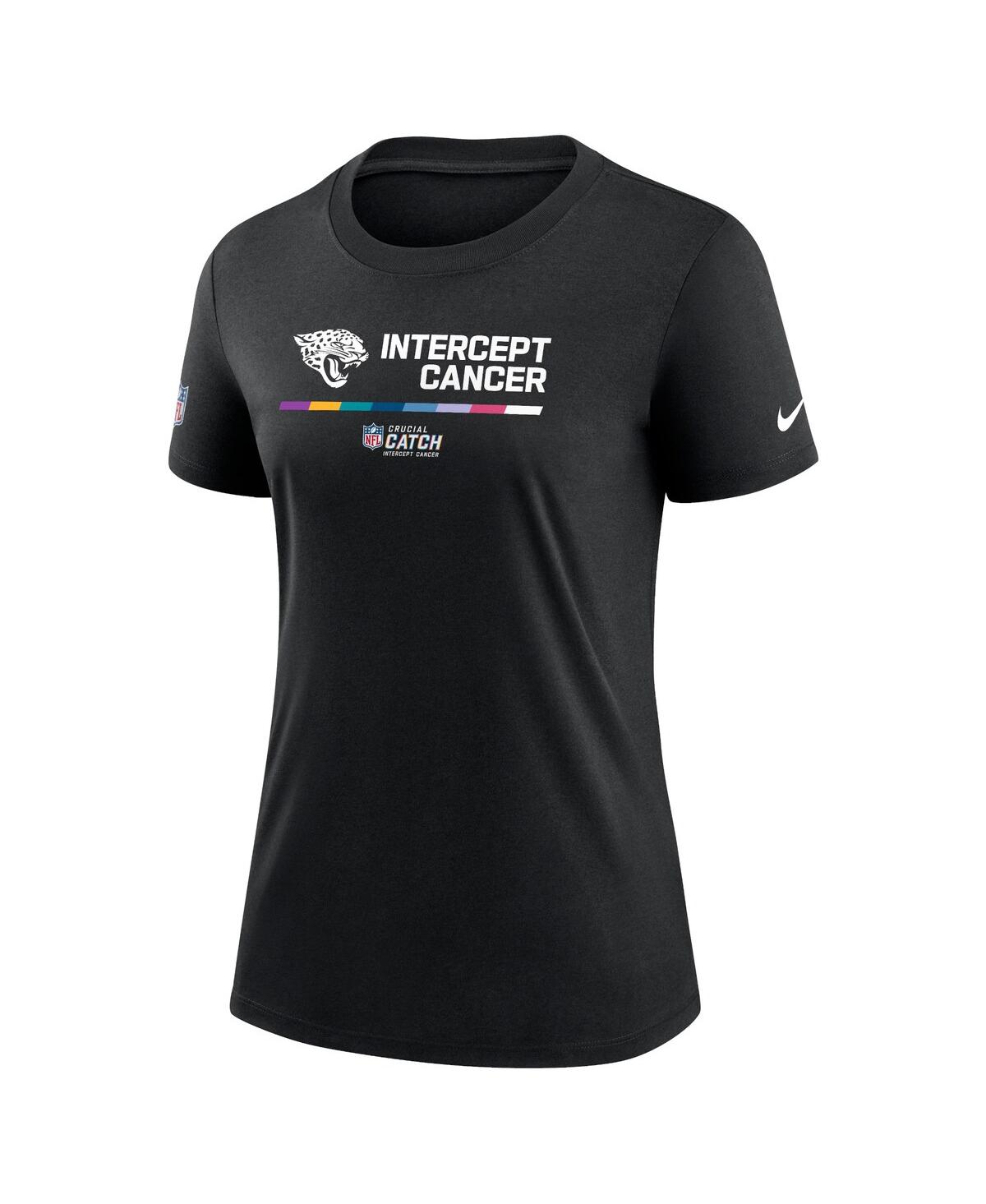 Nike Women's  Black Jacksonville Jaguars 2022 Nfl Crucial Catch Performance T-shirt In Black