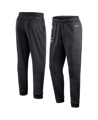 Nike Men's Black Baltimore Ravens Sideline Logo Performance Pants - Macy's