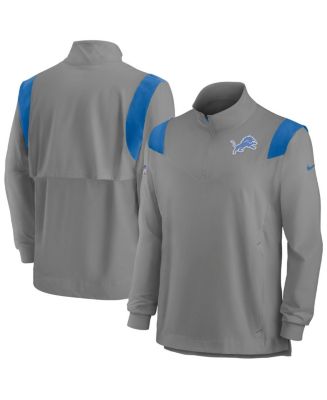 San Francisco 49ers Nike Sideline Lockup Performance Quarter-Zip Top -  Charcoal