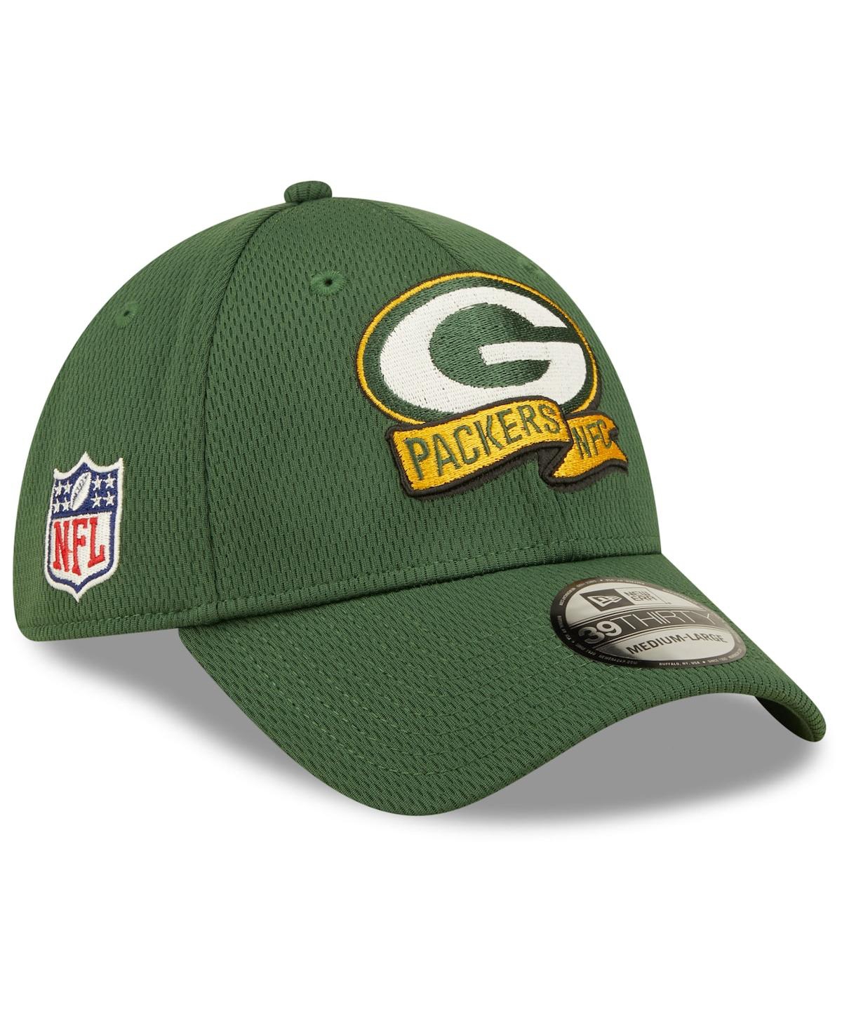 Shop New Era Men's  Green Green Bay Packers 2022 Sideline 39thirty Coaches Flex Hat