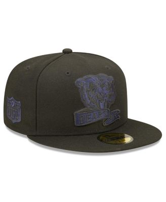 New Era Black Chicago Bears 2022 Sideline 59FIFTY Pop Fitted Hat