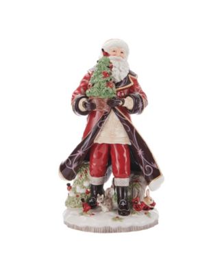 Fitz and Floyd Chalet Santa Figurine - Macy's