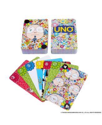 Mattel Takashi Murakami UNO Artist Series Card Game-112 cards, mini poster