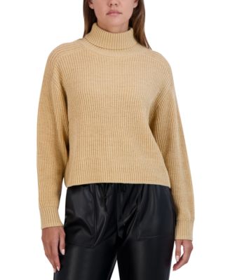 BCBGeneration Women's Long-Sleeve Turtleneck Sweater - Macy's