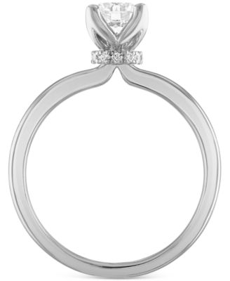Certified Diamond Solitaire Engagement Ring (3/4 ct. t.w.) in 14k Gold featuring diamonds with the De Beers Code of Origin, Created for Macy's