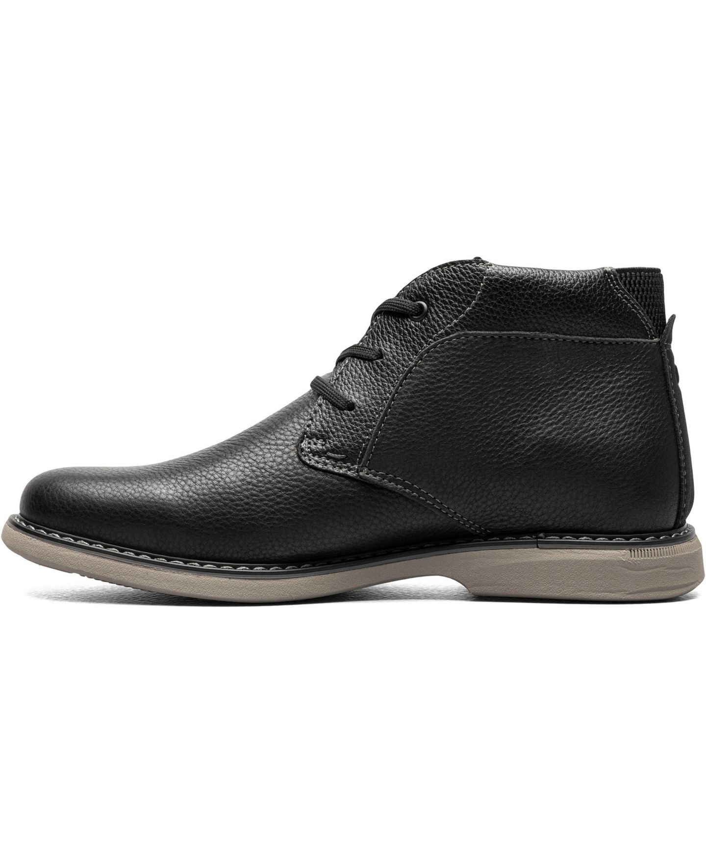 Мужские ботинки Nunn Bush Otto Plain Toe Chukka, цвет: Чёрный — фото 7