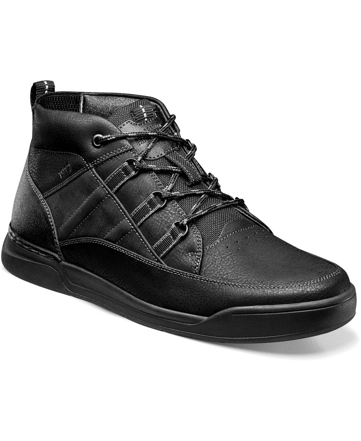 Shop Nunn Bush Men's Tour Work Moc Toe Sneaker Boots In Black