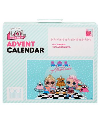  L.O.L. Surprise! Advent Calendar with 25+ Surprises Including a  Collectible Doll with Mix and Match Outfits, Shoes, and Accessories - Great  Holiday Gift for Kids : Toys & Games