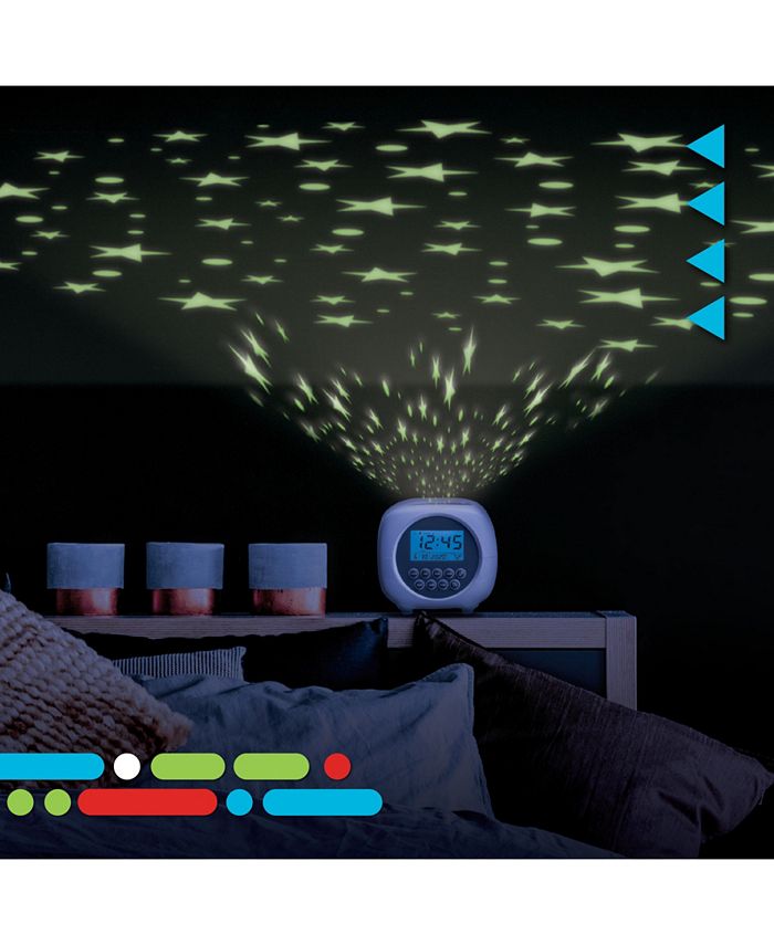 Discovery Kids Moon & Stars Projection Alarm Clock & Sound Machine Macy's